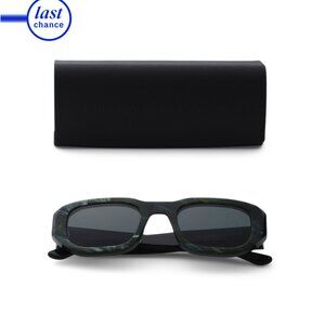 THIERRY LASRY Green 51mm Rectangular Sunglasses